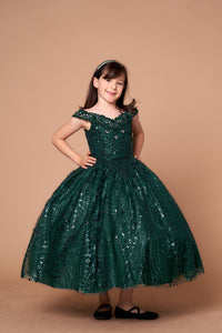 LA Merchandise LAZSCK303 Glitter Detachable Cape Mini Quince Dress - EMERALD - LA Merchnadise