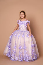 Load image into Gallery viewer, LA Merchandise LAZSCK305 Cold Shoulder Floral Applique Mini 15 Dress - LILAC - LA Merchnadise