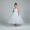 Load image into Gallery viewer, LA Merchandise LAZSCK322 Girls 3D Floral Sweetheart Embroidered A-Line Gown