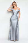 Load image into Gallery viewer, Wholesale Formal Dress Off The Shoulder Ruched Prom Gown By LAF5320