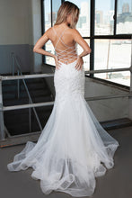 Load image into Gallery viewer, LA Merchandise LAASU066B Mermaid Embroidered Wedding Gown