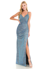 Load image into Gallery viewer, Shiny Prom Formal Gown- LN5222 - ROYAL SILVER - LA Merchandise