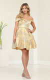 Load image into Gallery viewer, Short Prom Dresses - LA1933 - CHAMPAGNE - LA Merchandise
