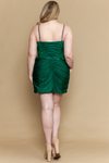 Load image into Gallery viewer, LAYW1200 Wholesale Sequin Lace Corset Rhinestone Satin Skirt Short Homecoming Cocktail Dress