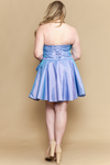 Load image into Gallery viewer, LAYW1214 Wholesale Strapless Sweetheart A-Line Short Homecoming Dress with Waist Bow &amp; Corset Back