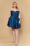 Load image into Gallery viewer, LAYW1214 Wholesale Strapless Sweetheart A-Line Short Homecoming Dress with Waist Bow &amp; Corset Back