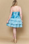 Load image into Gallery viewer, LAYW1216 Wholesale Halter A-Line Short Homecoming Cocktail Dress with Tiered Ruffles Bow