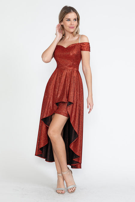 Wholesale Cocktail Dress Spaghetti Strap Fitted Hoco Dress By LAF5290