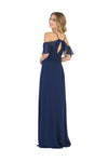 Load image into Gallery viewer, La Merchandise LA1732 Cold Shoulder Simple Chiffon Bridesmaids Dress - - Dress LA Merchandise