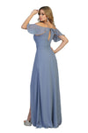 Load image into Gallery viewer, La Merchandise LA1732 Cold Shoulder Simple Chiffon Bridesmaids Dress - - Dress LA Merchandise