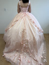 Load image into Gallery viewer, LA Merchandise LA177 Strapless Corset Floral Quinceanera Ball Gown - - LA Merchandise