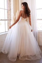 Load image into Gallery viewer, LA Merchandise LAR0154B Sleeveless Plunging V-Neck A-Line Bridal Dress