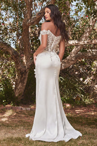 LA Merchandise LAR0186B Boned Corset Wedding Long Dress