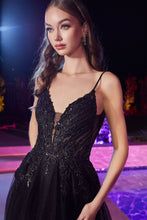 Load image into Gallery viewer, LA Merchandise LARCD874 Embroidered A-line Glitter Prom Formal Gown