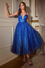 Load image into Gallery viewer, LA Merchandise LARCD996T Dual Straps Glitter A-line Vintage Dress