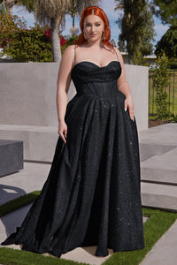 LA Merchandise LAR252 Shimmering A-line Pageant Gown - - Dress LA Merchandise