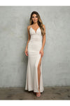 Load image into Gallery viewer, Eva USA 3476 Long Formal Fitted Glitter Prom Dress - Prom Dresses