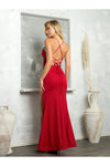 Load image into Gallery viewer, Eva USA 3476 Long Formal Fitted Glitter Prom Dress - Prom Dresses