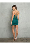 Load image into Gallery viewer, Eva USA 3487 Short Glitter Fitted Cocktail Dress - Cocktail Dresses