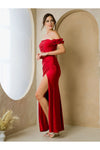 Load image into Gallery viewer, Eva USA 3522 Prom Long Fitted Formal Slit Dress - Formal Dresses