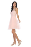Load image into Gallery viewer, Eva USA 5210 Sleeveless Short Halter Graduation Dress - Cocktail Dress