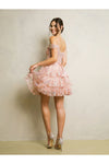 Load image into Gallery viewer, Eva USA 5288 A Line Homecoming Short Lace Cocktail Dress - Cocktail Dresses