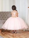 Load image into Gallery viewer, LA Merchandise LAZKY232 Girls Beaded Sweetheart Cold Shoulder Glitter Tulle Gown