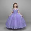 Load image into Gallery viewer, LA Merchandise LAZSCK311 Girls 3D Floral Sweetheart Gown with Beaded Chandelier Straps