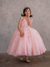 Load image into Gallery viewer, LA Merchandise LAZSCK311 Girls 3D Floral Sweetheart Gown with Beaded Chandelier Straps