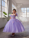 Load image into Gallery viewer, LA Merchandise LAZSCK312 Girls Sequin Illusion Corset Gown with Ruffled Short Sleeves