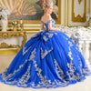 Load image into Gallery viewer, Wholesale Off-Shoulder Beaded Illusion Corset Lace Appliqué Glitter Tulle Ball Gown by LAS3672 - - Quinceanera Dress LAS
