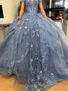 Load image into Gallery viewer, Wholesale Quince Dress Off The Shoulder Masquerade Ball Gown By LA273