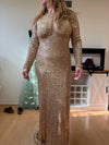 Load image into Gallery viewer, La Merchandise LA7795 Long Sleeve Sequin Formal Dress