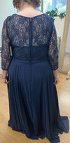 Load image into Gallery viewer, LA Merchandise LAV3227 Modest Lace Long Sleeve MOB Chiffon Gown - - Dress LAV