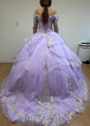 Load image into Gallery viewer, LA Merchandise LA189 Long Sleeve Quince Gown - - LA Merchandise