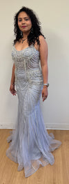 Load image into Gallery viewer, Wholesale Evening Dress Scoop Neck Mermaid Gala Gown By LA8167 - - Dress LA Merchandise