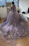 Load image into Gallery viewer, Wholesale Exquisite Quinceañera Ball Gown with Beaded Lace Appliqué and Corset Bodice by LA292