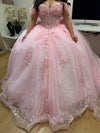 Load image into Gallery viewer, Wholesale Quince Dress Off The Shoulder Masquerade Ball Gown By LA273