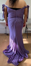 Load image into Gallery viewer, Wholesale Evening Dress Off The Shoulder Trumpet Plus Size Formal Gown By LA1858B