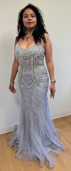 Load image into Gallery viewer, Wholesale Evening Dress Scoop Neck Mermaid Gala Gown By LA8167 - - Dress LA Merchandise