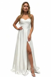 Load image into Gallery viewer, LAHTL3049L Wholesale Off-White Sleeveless Satin Sweetheart Corset Bodice Lace-Up Back Wedding Dress - - Wedding Dress LAH
