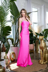 Load image into Gallery viewer, Spaghetti Strap Formal Fitted Stretch Gown By LA Merchandise LAV3448 - - Prom Long Dress LAV