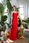 Load image into Gallery viewer, Spaghetti Strap Formal Fitted Stretch Gown By LA Merchandise LAV3448 - - Prom Long Dress LAV