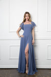 Load image into Gallery viewer, Long Formal Bridesmaids Chiffon Evening Gown