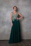 Load image into Gallery viewer, LA Merchandise LAV5233 Long Chiffon Mother of the Bride Dress - - Mother of the Bride Dress LAV