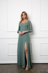 Load image into Gallery viewer, Long Sleeve Formal Chiffon Dress By LA Merchandise LAV3452 - - Formal Dress LAV