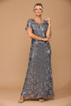Load image into Gallery viewer, Short Sleeve Mother of the Bride Formal Evening Dress By LA Merchandise LAV3456 - - Mother of the Bride Dress LAV