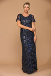 Load image into Gallery viewer, Short Sleeve Mother of the Bride Formal Evening Dress By LA Merchandise LAV3456 - - Mother of the Bride Dress LAV
