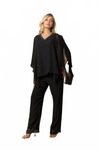 Load image into Gallery viewer, Two-Piece Formal Cold Shoulder Cape Pant Set By LA Merchandise LAV3463 - - Pant Suit LAV