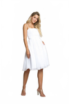 Load image into Gallery viewer, Short Simple Wedding Dress with Pockets By LA Merchandise LAV3481 - - Wedding Dresses LAV